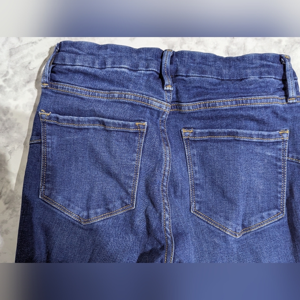 Zara Blue 7223/265 Mid-rise Bootcut Blue Denim Jeans Size 4 US - Picture 12 of 14